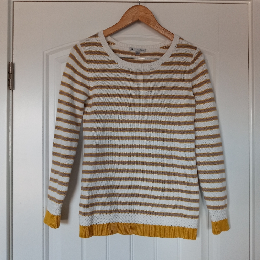 Striped Comfy DownEast Collection Sweater